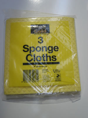 BG Sponge Cloth 11 x 7 x 3 Cm - Pack of 3